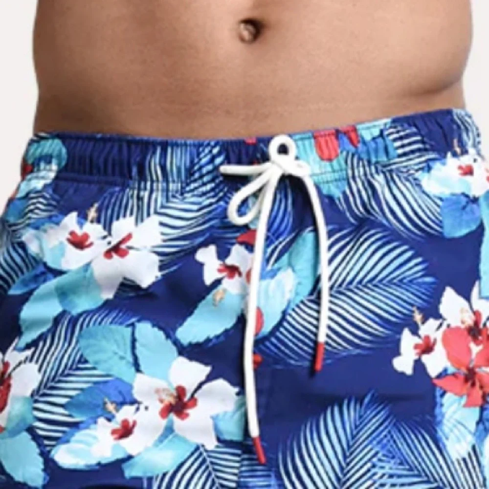 Tommy Bahama Men’s Blue Tropical Naples Monterosso Beach Swim Trunk Sz.‎ L NWOT